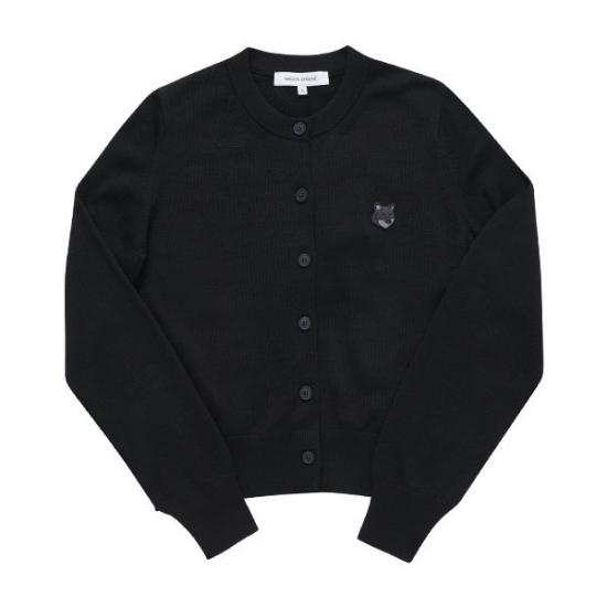 25SS 메종키츠네 가디건 MW00508KT1036P199 BLACK DOM