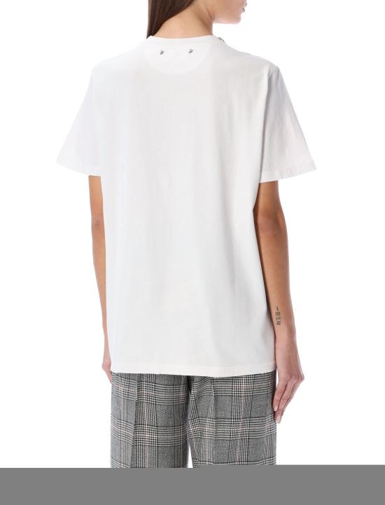 26SS 골든구스 반팔 티셔츠 GWP01220P000673 10363 VINTAGE WHITE - GOLDEN GOOSE