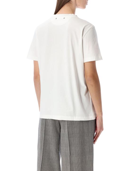 26SS 골든구스 반팔 티셔츠 GWP01220P000673 10363 VINTAGE WHITE - GOLDEN GOOSE