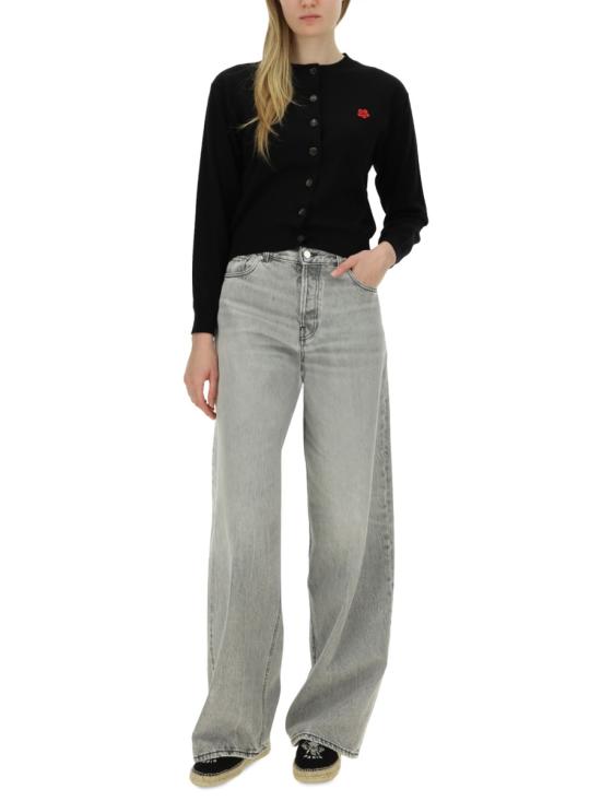  겐조 가디건 FE62CA4763LB99J BLACK DOM - KENZO