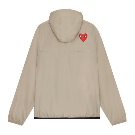 26SS 꼼데가르송 X K-way 아노락 자켓 AZ J502 051 3 P1J502 BEIGE DOM