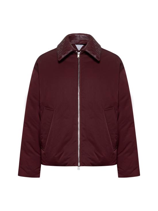  보테가베네타 테크 나일론 푸퍼 자켓  809558VF4K02240 BORDEAUX DOM