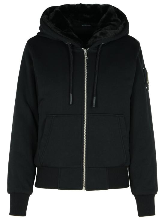  무스너클 후드 티셔츠 M34LS636291 BLACK DOM