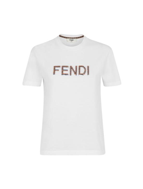  펜디 반팔 티셔츠 FS7254AS8GF0ZNM WHITE DOM