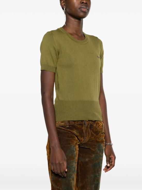  비비안웨스트우드 Bea 베아 니트 탑  1803002QY0010M410 SAGE DOM