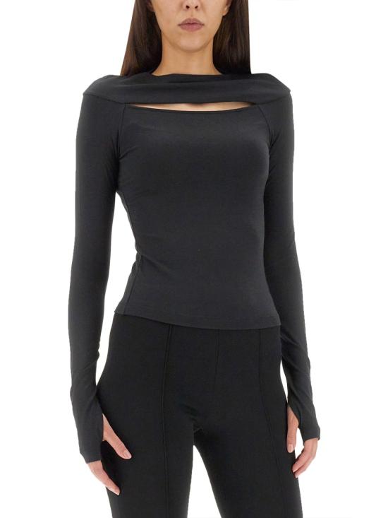  헬무트랭 긴팔 티셔츠 N05HW507 001 BLACK DOM - HELMUT LANG