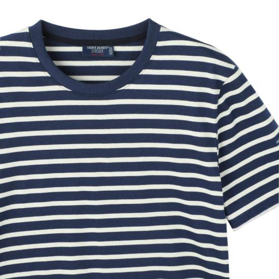  세인트제임스 반팔 티셔츠 988851 MARINE ECRU DOM - SAINT JAMES