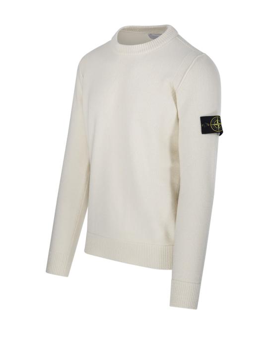  스톤 아일랜드 스웨터 8115508A3 V0099 NATURAL DOM - STONE ISLAND