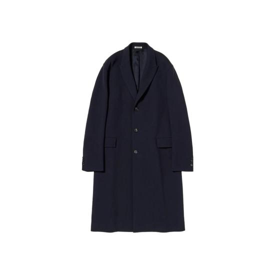  오라리 코트 A24SC01RU DARK NAVY DOM