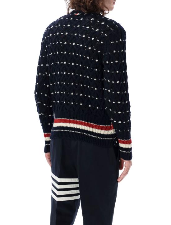  톰브라운 스웨터 MKA510BY1506415 NAVY DOM - THOM BROWNE