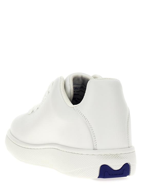  버버리 레더 박스 스니커즈 8083326 WHITE DOM - BURBERRY