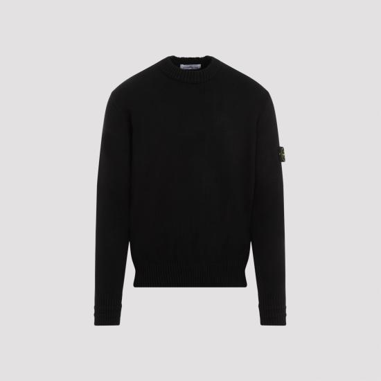  스톤 아일랜드 스웨터 8115506A2 V0029 BLACK DOM - STONE ISLAND