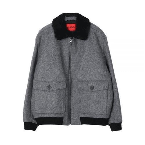  휴고보스 자켓 50497093034 GRAY DOM