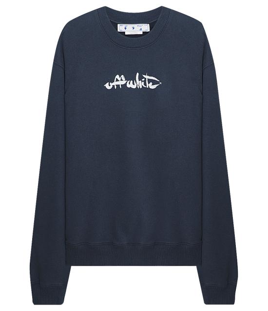  오프화이트 긴팔 티셔츠 OMBA057F22FLE0064601OMBA057F22FLE0064601 DOM