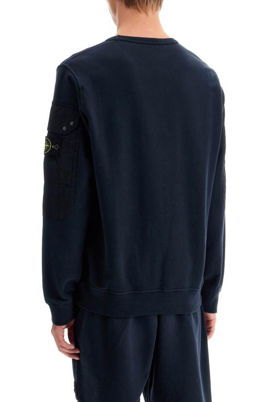  스톤 아일랜드 크루넥 스웨트셔츠  811563920V0020 NAVY DOM - STONE ISLAND