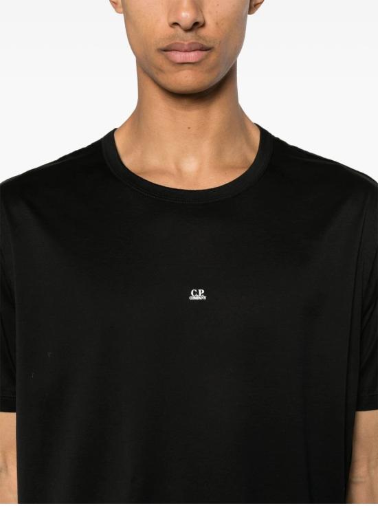  씨피 컴퍼니 반팔 티셔츠 16CMTS242A 110075W 999 BLACK DOM - C.P. COMPANY