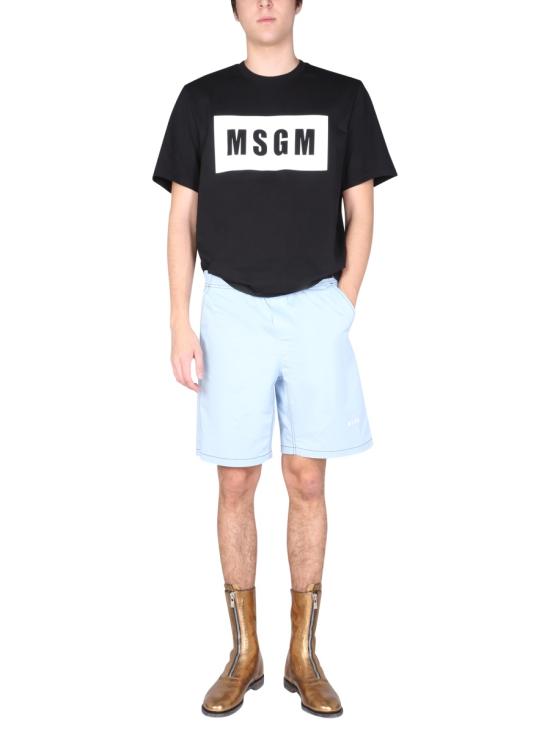  엠에스지엠 반팔 티셔츠 2000MM52020000299 BLACK DOM - MSGM
