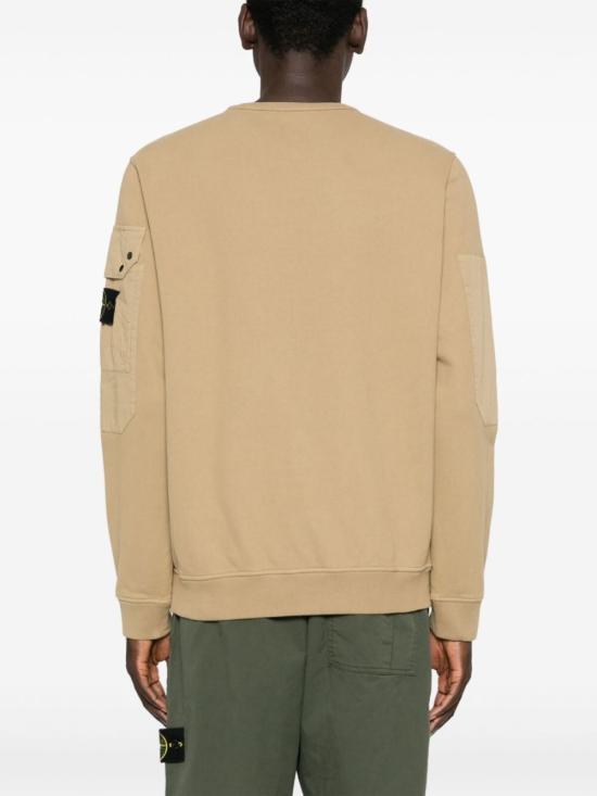  스톤 아일랜드 크루넥 스웨트셔츠  811563920V0094 BISCUIT DOM - STONE ISLAND