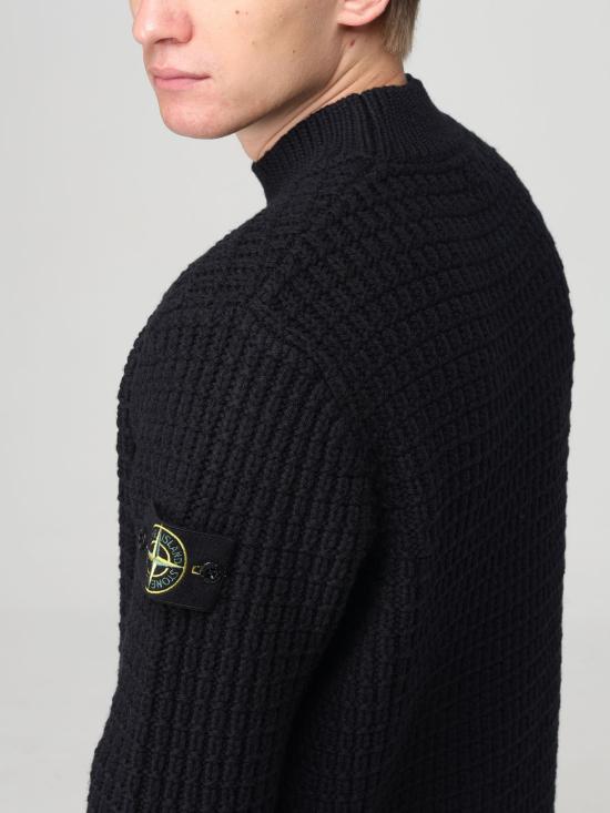  스톤 아일랜드 스웨터 8115537D5V0029 BLACK DOM - STONE ISLAND