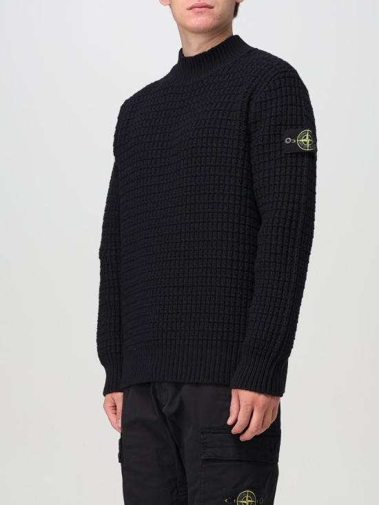  스톤 아일랜드 스웨터 8115537D5V0029 BLACK DOM - STONE ISLAND