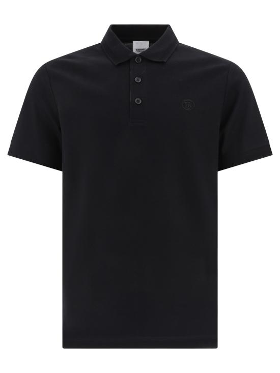  버버리 코튼 로고 폴로 셔츠 8084010 BLACK DOM