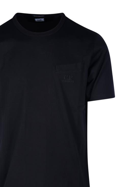  씨피 컴퍼니 반팔 티셔츠 16CMTS123A 006203W 999 BLACK DOM - C.P. COMPANY
