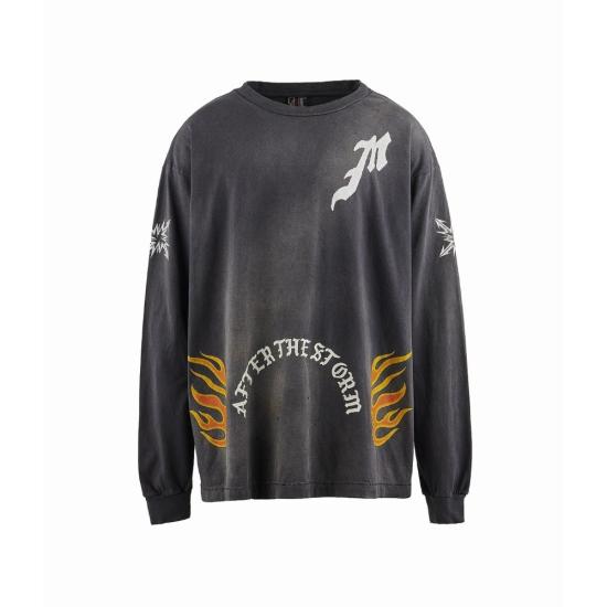  세인트 미카엘 긴팔 티셔츠 SMYS80000015BLACK DOM