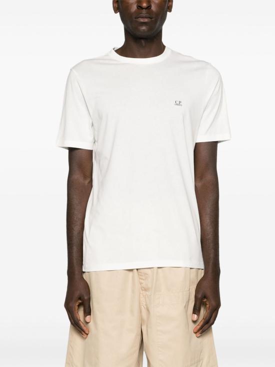  씨피 컴퍼니 반팔 티셔츠 16CMTS044A 005100W 103 GAUZE WHITE DOM - C.P. COMPANY