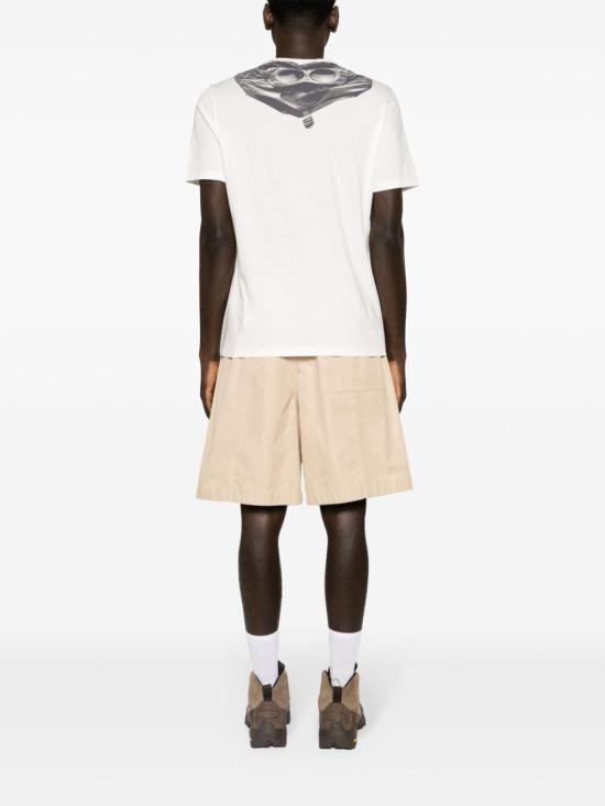  씨피 컴퍼니 반팔 티셔츠 16CMTS044A 005100W 103 GAUZE WHITE DOM - C.P. COMPANY