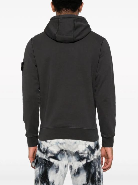 스톤 아일랜드 후드 티셔츠 801564151V0065 DARK GREY DOM - STONE ISLAND