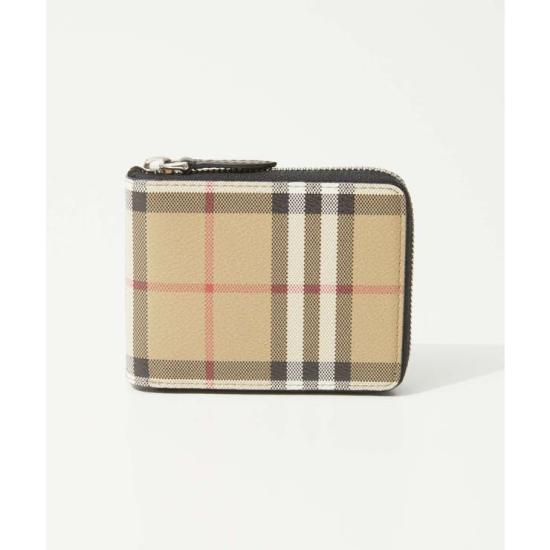  버버리 체크 집 어라운드 반지갑 8084171 DOM