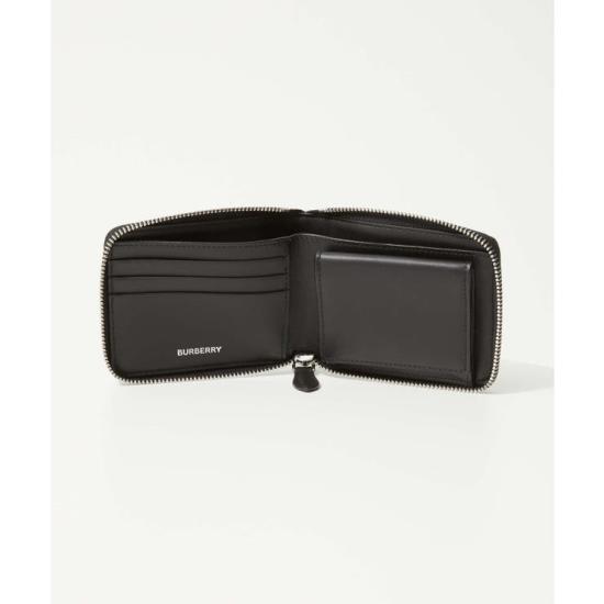  버버리 체크 집 어라운드 반지갑 8084171 DOM - BURBERRY