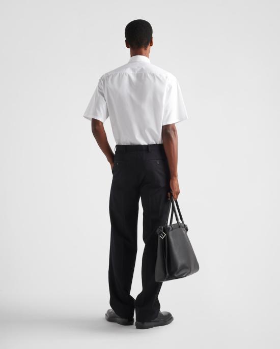  프라다 긴팔 셔츠 UCS5031XV2F0009 WHITE DOM - PRADA