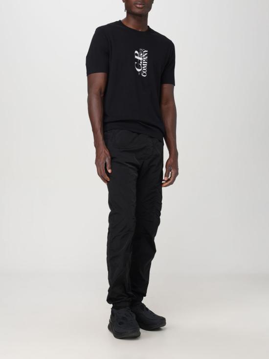  씨피 컴퍼니 반팔 티셔츠 16CMTS139A 005100W 999 BLACK DOM - C.P. COMPANY