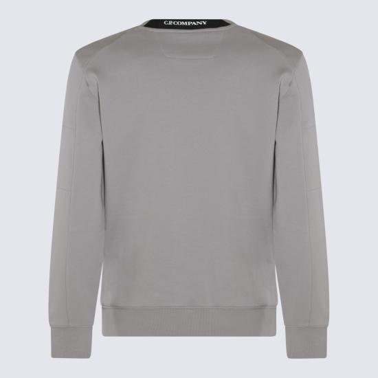 씨피 컴퍼니 다이애그널 레이즈드 플리스 스웨트셔츠  16CMSS022A005086W913 DRIZZLE DOM - C.P. COMPANY