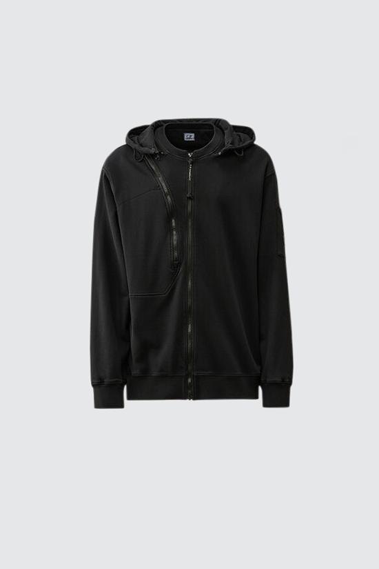  씨피 컴퍼니 후드 티셔츠 16CMSS024A110039G999 BLACK DOM