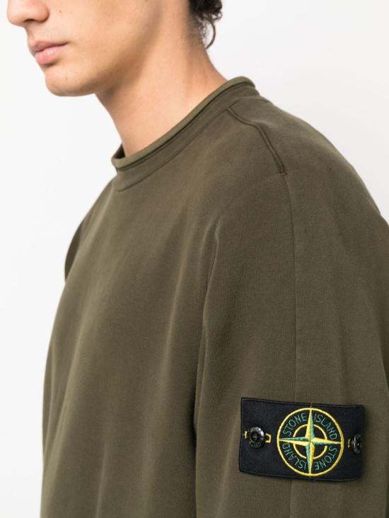  스톤 아일랜드 긴팔 티셔츠 791561352V0058 OLIVE DOM - STONE ISLAND