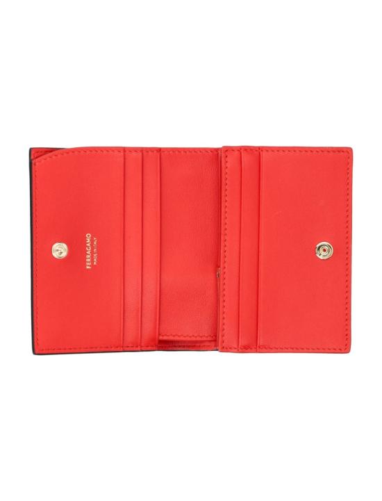 26FW 살바토레 페라가모 간치니 반지갑 220627 770769 BLACK DOM - SALVATORE FERRAGAMO