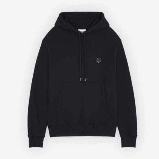  메종키츠네 후드 티셔츠 MW00704KM0307 P199 BLACK DOM