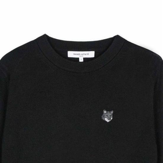 25SS 메종키츠네 스웨터 MW00801KT1036P199 BLACK DOM - MAISON KITSUNE