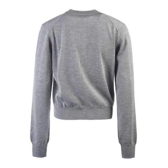  메종키츠네 베이비 폭스 패치 레귤러 가디건 MW00507KT1036 H131 MEDIUM GREY MELANGE DOM - MAISON KITSUNE