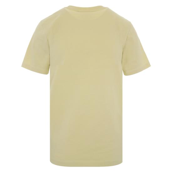  메종키츠네 반팔 티셔츠 LW00105KJ0008P712 CHALK YELLOW DOM - MAISON KITSUNE
