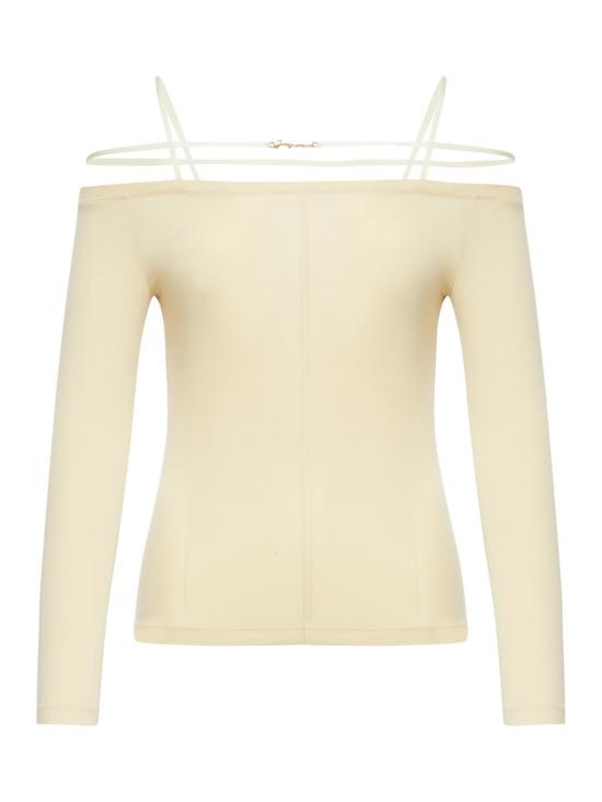  자크뮈스 긴팔 티셔츠 233JS1652313115 LIGHT IVORY DOM