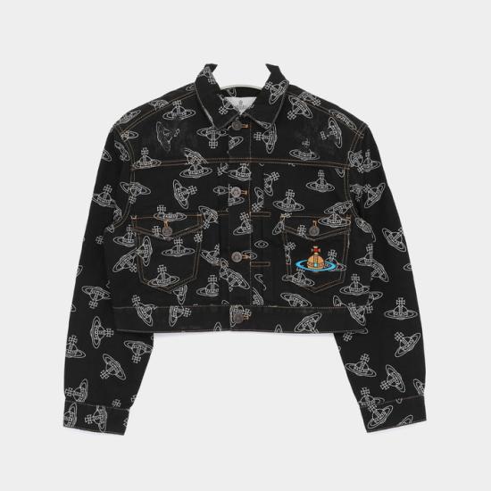  비비안웨스트우드 자켓 19010018W00XNN301 BLACK ORBS DOM