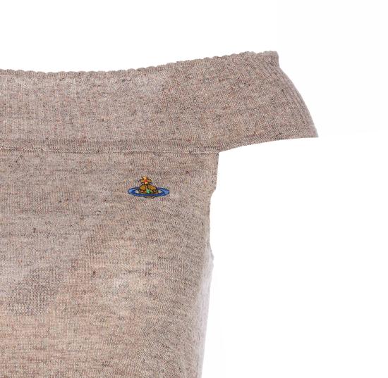  비비안웨스트우드 민소매 티셔츠 18030045Y001CC401 BEIGE TWEED DOM - VIVIENNE WESTWOOD