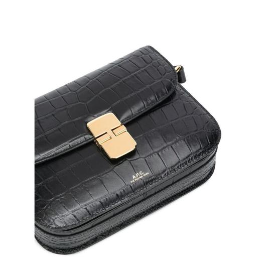  아페쎄 크로스백 PXBLJF61413LZZ Black - A.P.C.