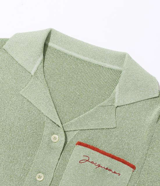  자크뮈스 가디건 231KN1812256550 GREEN DOM - JACQUEMUS