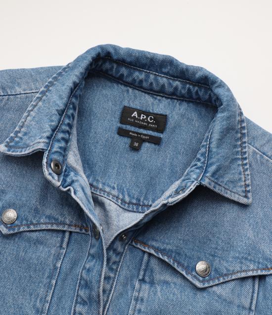  아페쎄 미디 원피스 COFAHF05967IAA BLUE DOM - A.P.C.