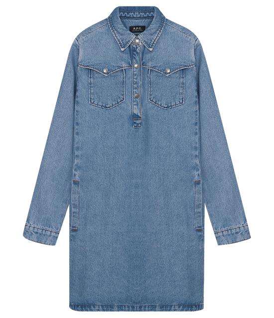  아페쎄 미디 원피스 COFAHF05967IAA BLUE DOM