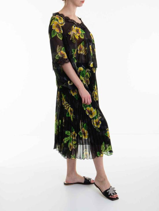 24FW 에르마노 설비노 블라우스 D44EK053EC9MF338 Black - ERMANNO SCERVINO